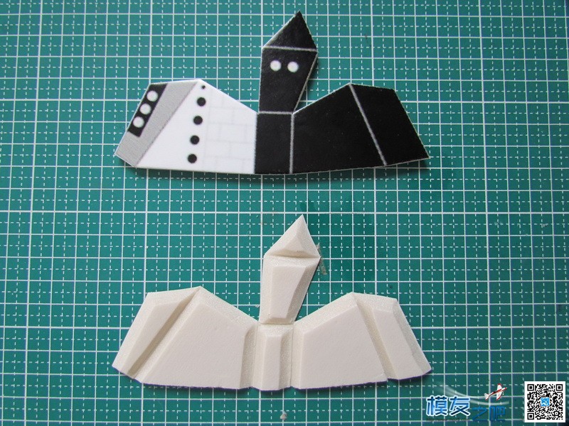 航天飞机纸模型的RC改造（完整版） 电池,舵机,电调,电机,图纸 作者:马头 571 