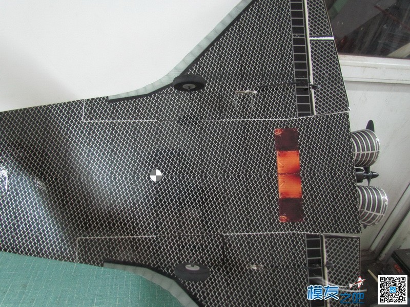 航天飞机纸模型的RC改造（完整版） 电池,舵机,电调,电机,图纸 作者:马头 4027 