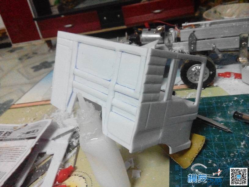 【教程】man tgs 制作过程图解 man8×8房车,mantis,man8×8,man拖头,fists 作者:小志模型 8518 