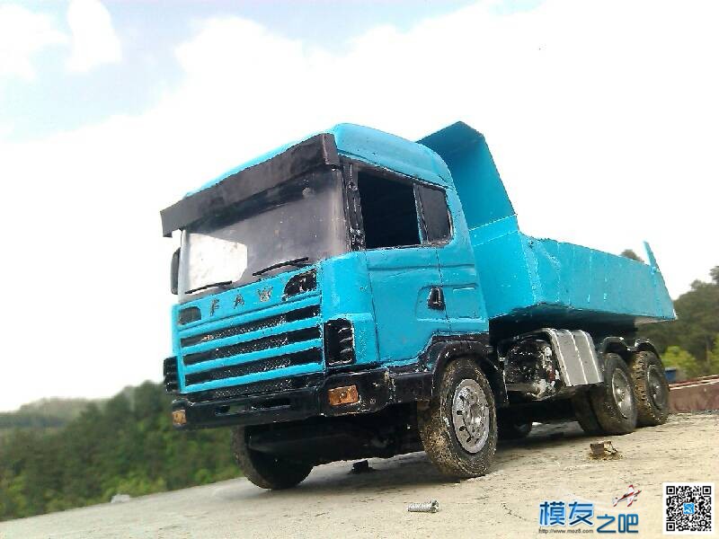 DIY车模航模群作品欣赏—斯堪尼亚6×4自卸 车模,DIY 作者:小志模型 8602 