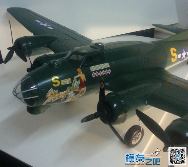 自己涂装的纯白扳机B17美女号轰炸机 炸机,EPO,b25轰炸机喷涂 作者:luxiaohui 6301 
