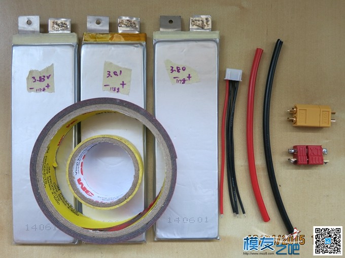 DIY 航模电池组 3S 5000maH（老晋DIY第四贴） 无线电,焊接,能力 作者:老晋 8406 