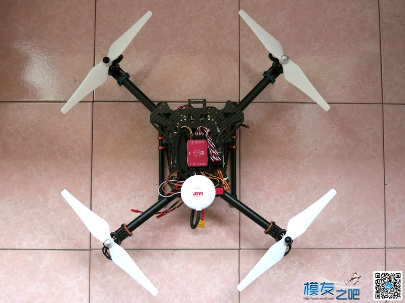 异形蝴蝶450碳纤折叠机  2015.5.26 完成安装 [老晋DIY第八贴] 电池,云台,图传,飞控,电调 作者:老晋 1706 