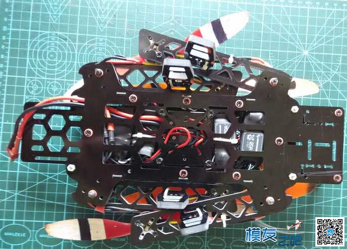 400可折叠优化后的架子 初装成 电池 作者:黄蜂 1395 
