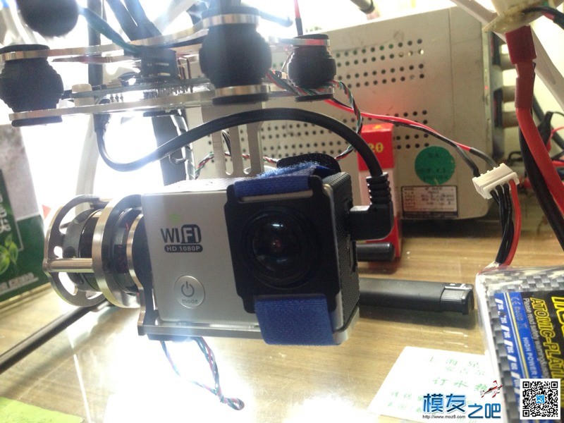 给狗三，二轴台台俯仰托台换个向。 电调,固件,四轴,APM,GPS 作者:cxc288 2581 