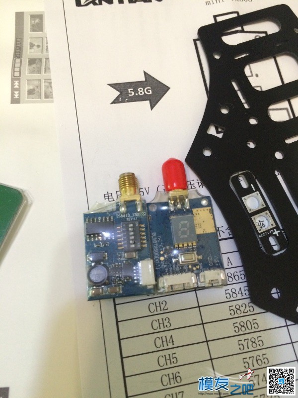 藍天送的600mw迷你圖傳收到了 500mw图传距离,200mw图传距离,600mw图传距离,800mw图传距离,100mw图传 作者:chankh 7656 