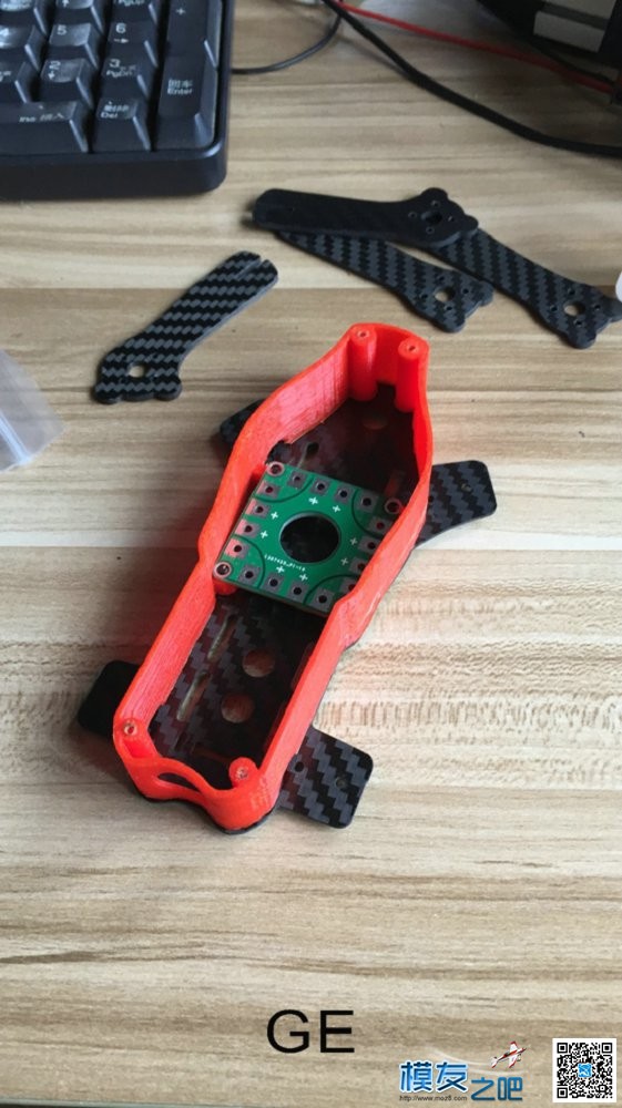GE180Z  装机流程 减轻极致 天线,图传,飞控,电调,电机 作者:GE-FPV 6852 