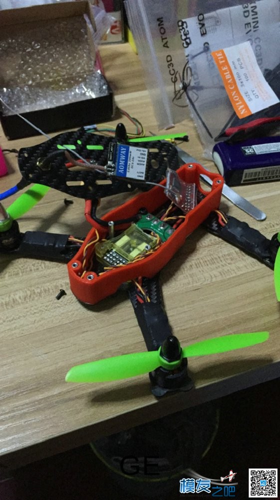 GE180Z  装机流程 减轻极致 天线,图传,飞控,电调,电机 作者:GE-FPV 1670 