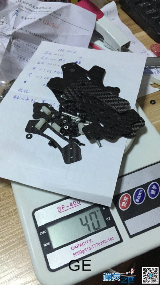 GE180Z  装机流程 减轻极致 天线,图传,飞控,电调,电机 作者:GE-FPV 6372 