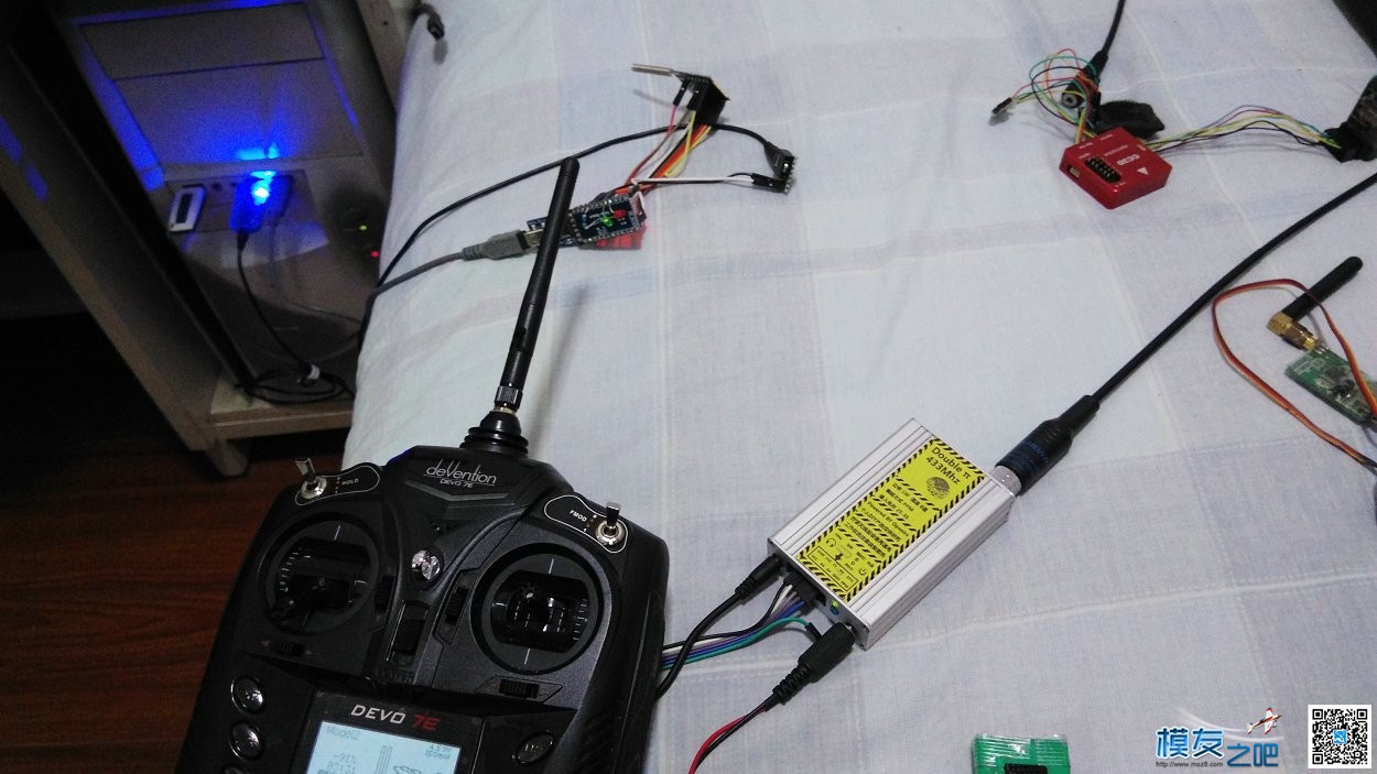 Diy做了openlrs Tx Rx 连接 凤凰433 凤凰 作者:payne.pan 7615 