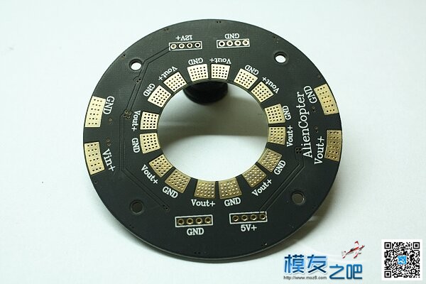 【Z-Copter 热销】LED 炫光分电板 并连 电调集线板 能量环 飞控,电调,接收机,分层结构,夜间飞行 作者:xuhan3344 7916 