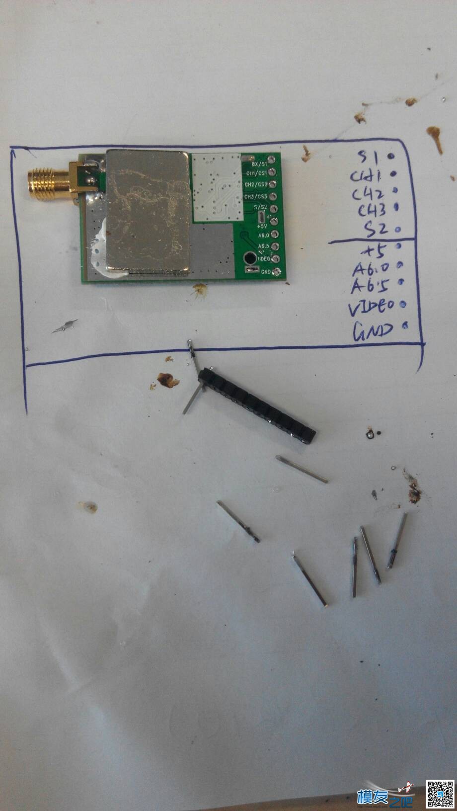 diy 5.8g 400mw图传 ，图传osd摄像一体 模仿贴 图传,DIY,ceph osd,osd lock 作者:森林海关 7042 