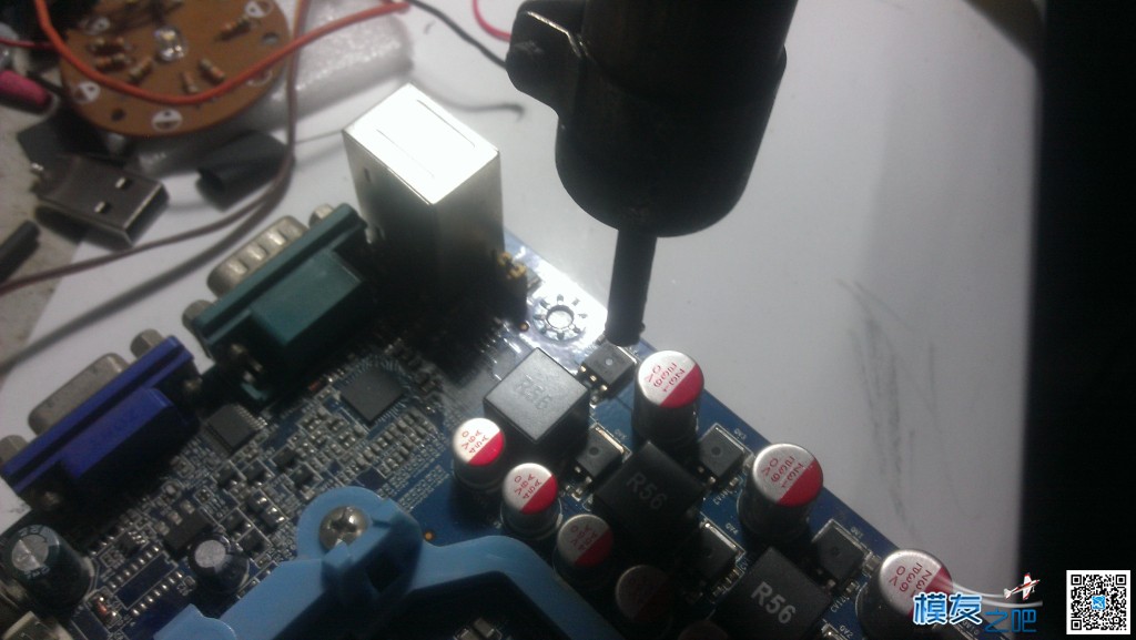 坏舵机改灯光控制电子开关 舵机,DIY 作者:zhangwz8888 9384 