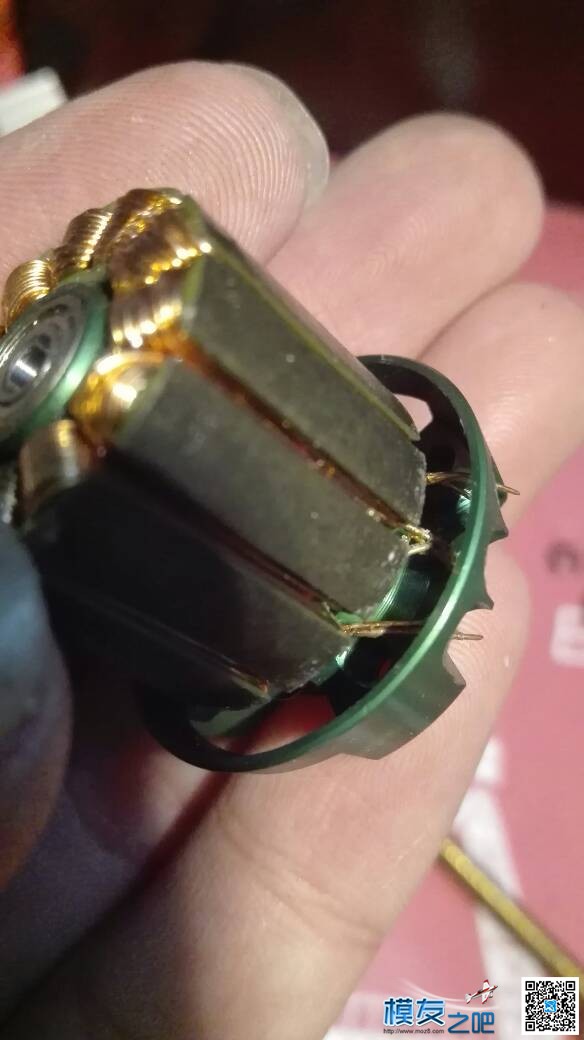 修三个电机 三根线全断 换转子 电池,电机 作者:飞行少年 9222 