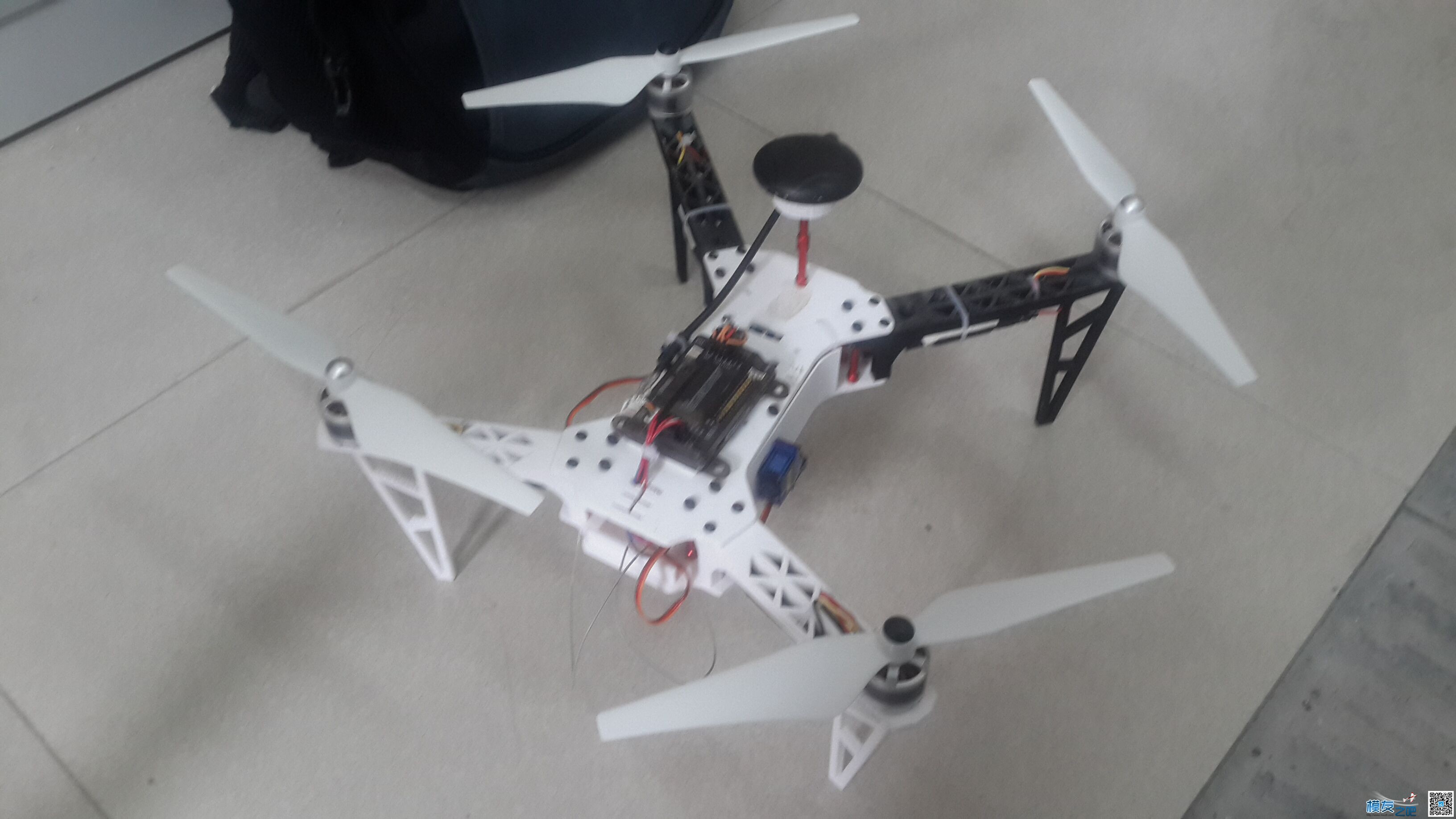 好久不来逛了、3D打印400轴距小飞机放出~~ 电池,3D打印,APM,GPS 作者:丞相小安 5092 