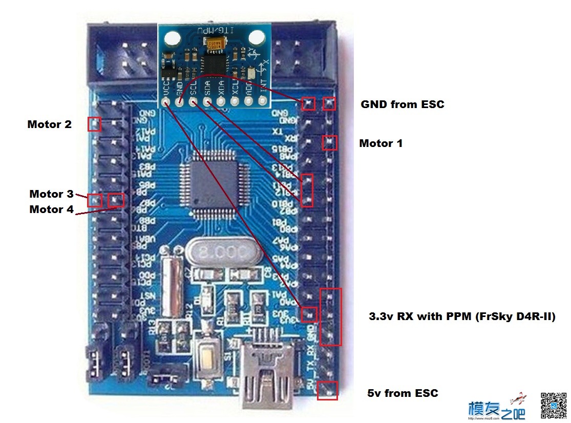 自制Naza32 烧cleanflight 轻松飞行 飞控,固件,cleanflight 作者:payne.pan 4913 