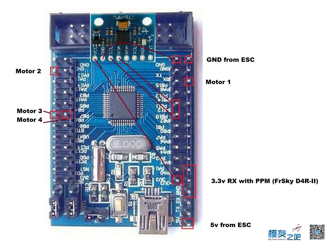 自制Naza32 烧cleanflight 轻松飞行 飞控,固件,cleanflight 作者:payne.pan 3792 