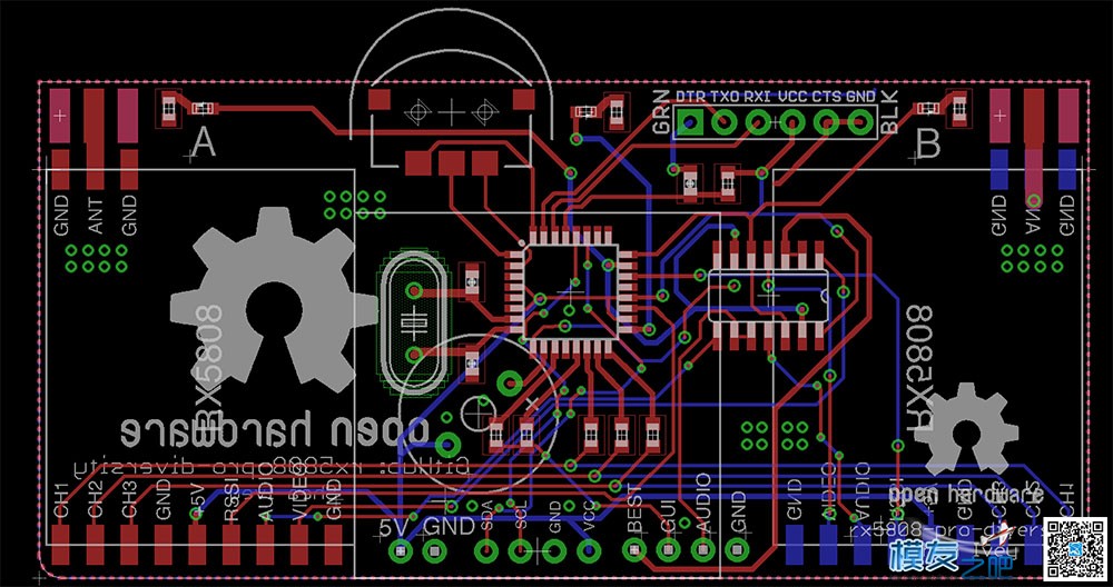 【首发申精】DIY: 多向接收 rx5808-pro-diversity 开源,DIY,导航,模友之吧 作者:小冰 9733 