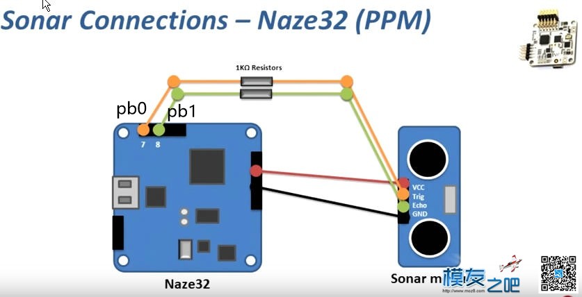 给自制NAZE32装声纳 超声波,enable,飞行器,传感器,蜂鸣器 作者:payne.pan 5222 