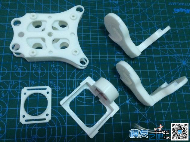 3D打印三轴无刷云台+视频 电池,云台,电机,遥控器,3D打印 作者:xindela 2192 