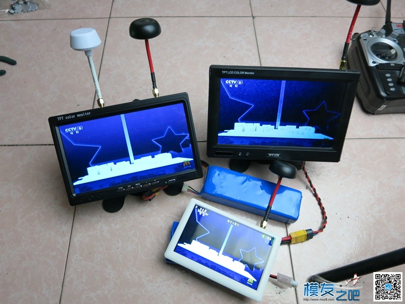 图文并茂 开源双接收自制一体屏 [ 老晋DIY ] 天线,图传,开源,DIY,飞手 作者:老晋 5437 