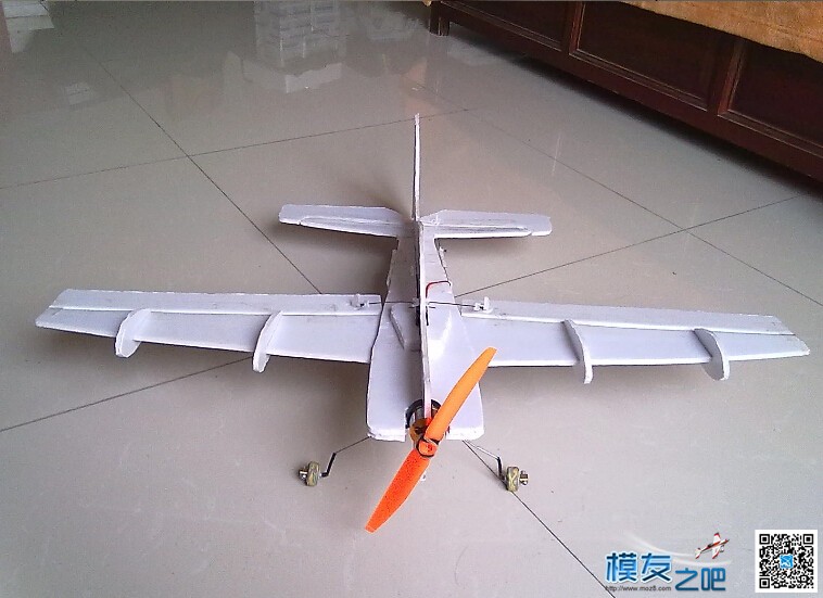 手工自制KT 3D机 电池,舵机,电机,图纸,银燕 作者:我模型 7615 