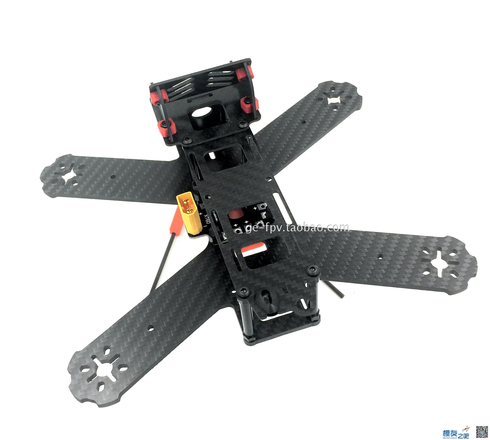 GE-FPV  qav210 + 狗/蚁相机座 集成XT60分电板 相机 作者:GE-FPV 7878 