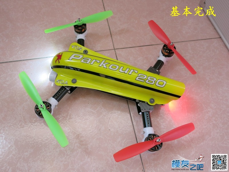 智航模型 跑酷 Parkour 280 装机 [ 老晋玩穿越机 ] 穿越机,图传,飞控,电调,电机 作者:老晋 3205 