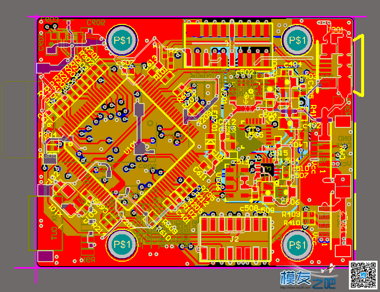 网上找的minipix pcb文件和bom表 PIX,PCB,不知道,有能力,网上 作者:blackcake 9190 