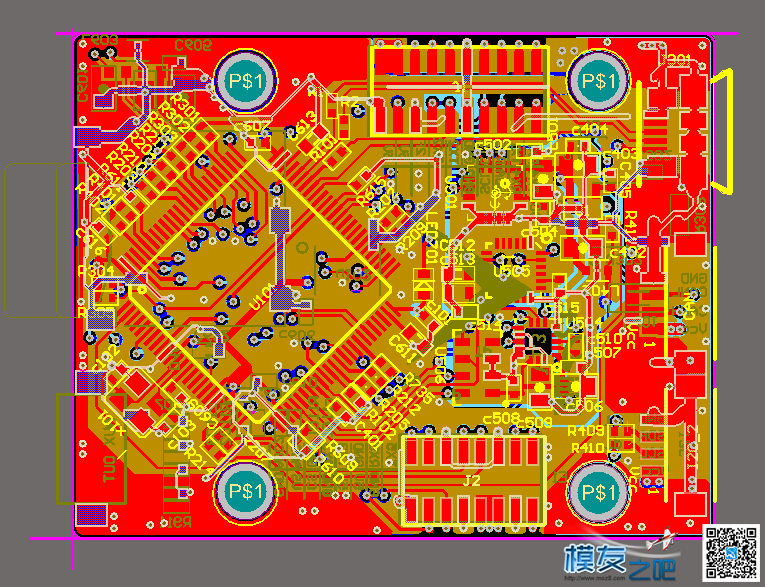 网上找的minipix pcb文件和bom表 PIX,PCB,不知道,有能力,网上 作者:blackcake 9889 