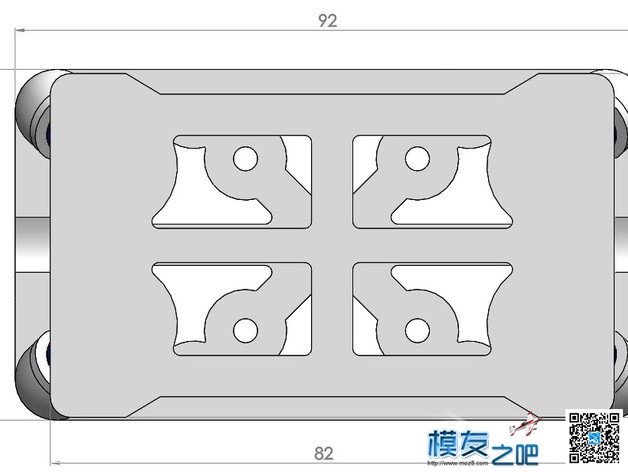 Pixhwak _ PX4 _ APM窄幅抗振板 3D打印文件 3D打印,免费,APM,3d跨度振幅100期 作者:871833622 2285 
