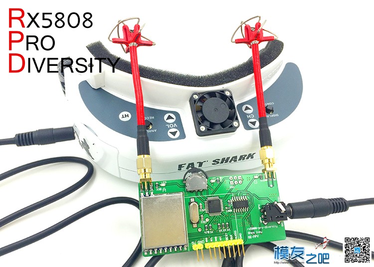 GE-FPV 设计  RX5808PRO开源双接收三脚架外壳3D打印机开源 云台,开源,3D打印 作者:GE-FPV 361 