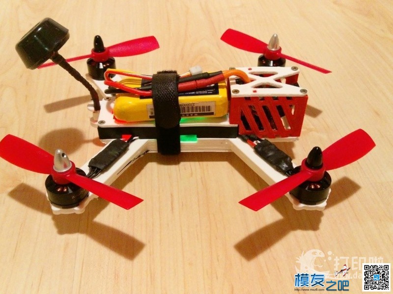 3D 打印四轴 无人机,穿越机,3D打印,四轴 作者:lg5xueyulong 9904 
