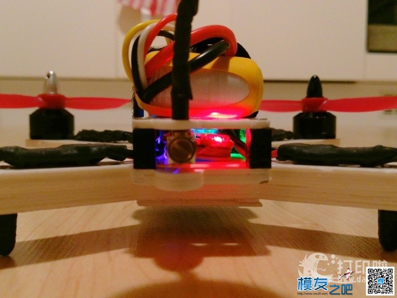 3D 打印四轴 无人机,穿越机,3D打印,四轴 作者:lg5xueyulong 3565 