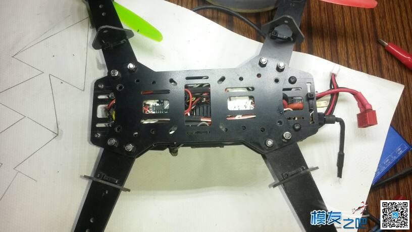 【包子】自己动手丰衣足食----魔改玻纤QAV250改装篇 图传,电机 作者:海阔天空 4409 