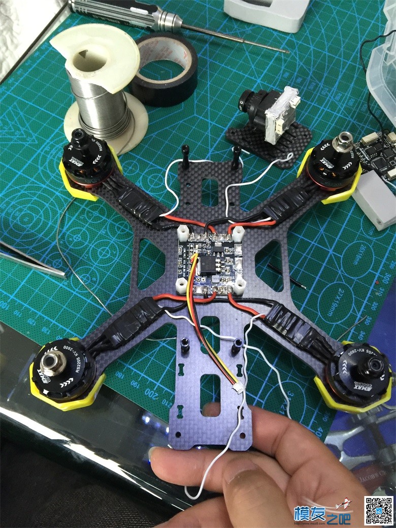装机作业，STARPOWER SX180 +SP F3 穿越机,电池,图传,电调,电机 作者:RACEr 7596 