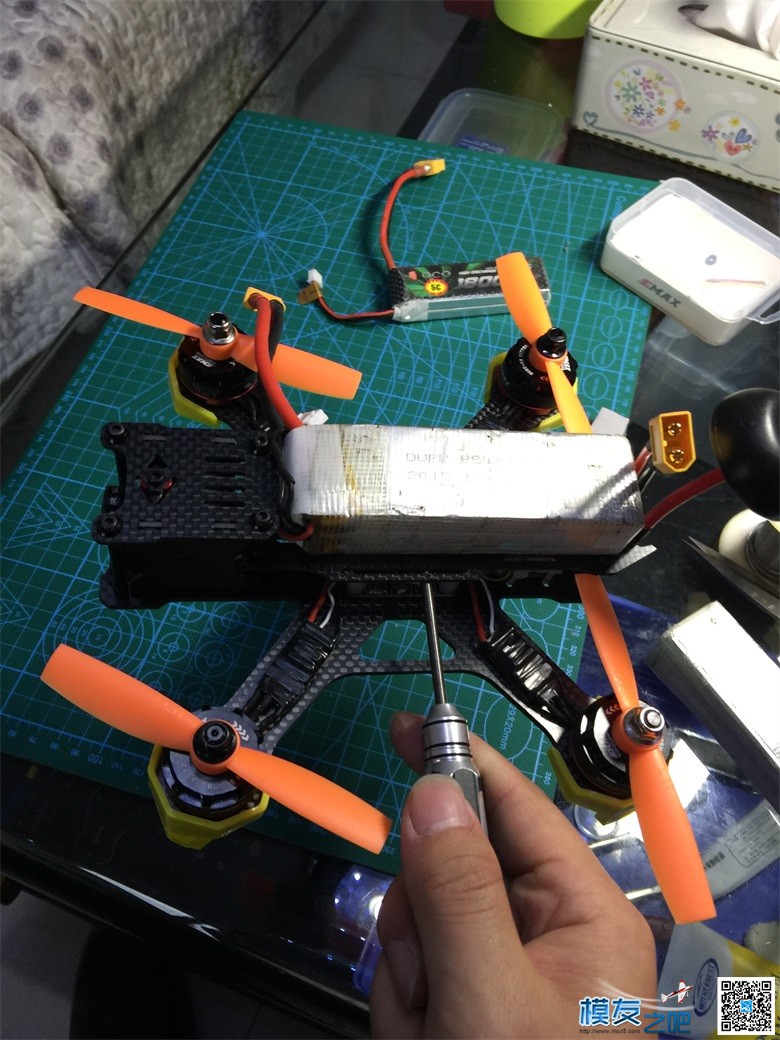 装机作业，STARPOWER SX180 +SP F3 穿越机,电池,图传,电调,电机 作者:RACEr 7355 