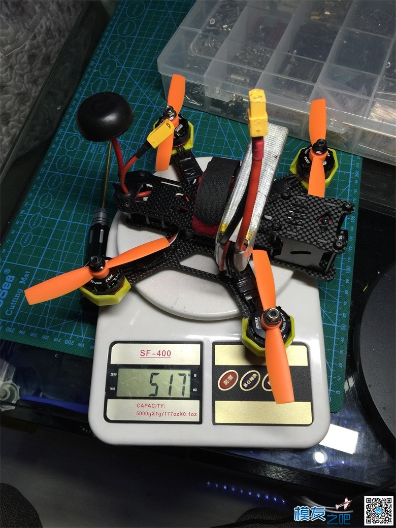 装机作业，STARPOWER SX180 +SP F3 穿越机,电池,图传,电调,电机 作者:RACEr 869 