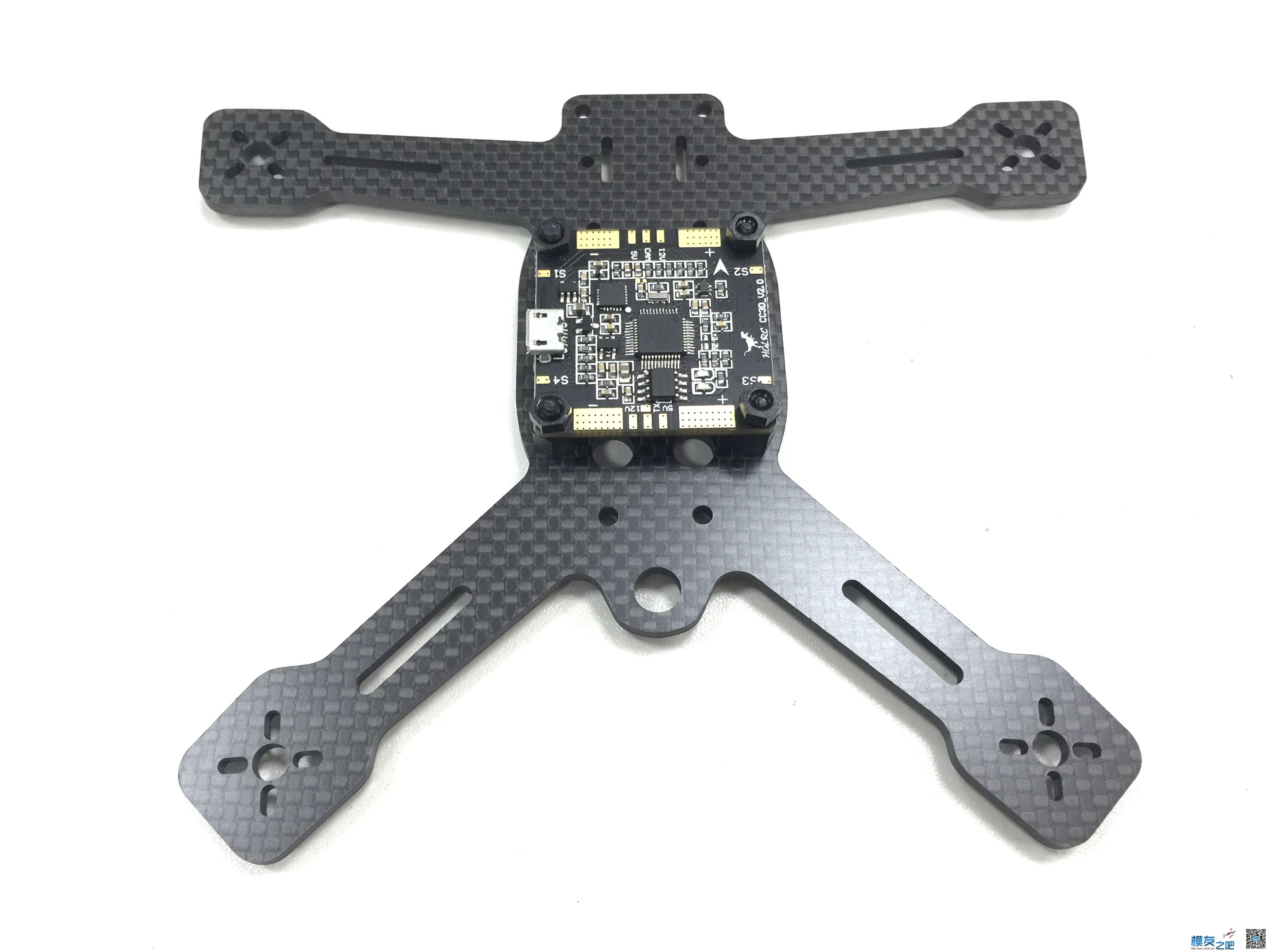 自主设计CC3D V2版，集成分电+电调焊盘点，从此一板通用 配件,CC3D,摄像头,通用,创新 作者:hgl_lulu 1442 