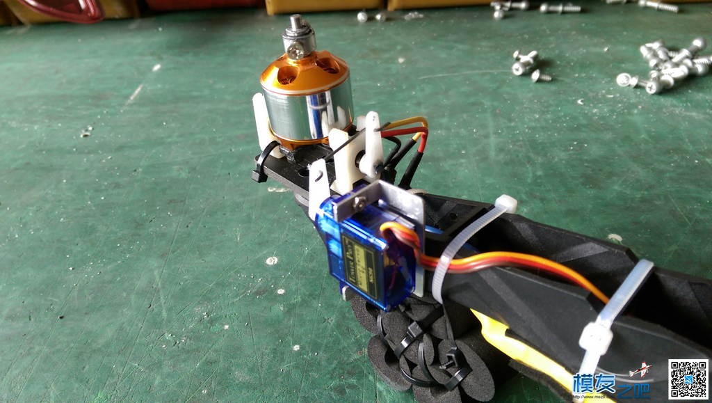 Q380四轴改三轴（Y3）简单装机说明并附试飞视频  作者:青峰 2926 