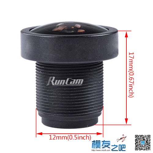 RunCam 2.1mm 120°广角 航拍高清镜头 航拍,淘宝,网址,镜头 作者:佰润创新 7944 