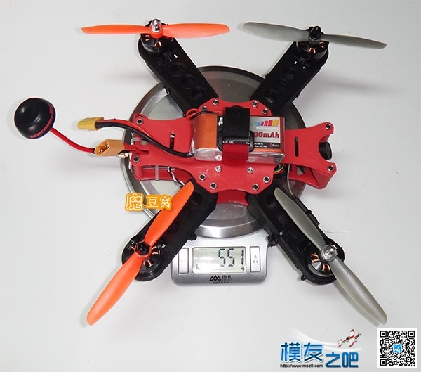 送3D打印250机架，并附安装实例 穿越机,图传,飞控,电调,电机 作者:夕阳红 5436 