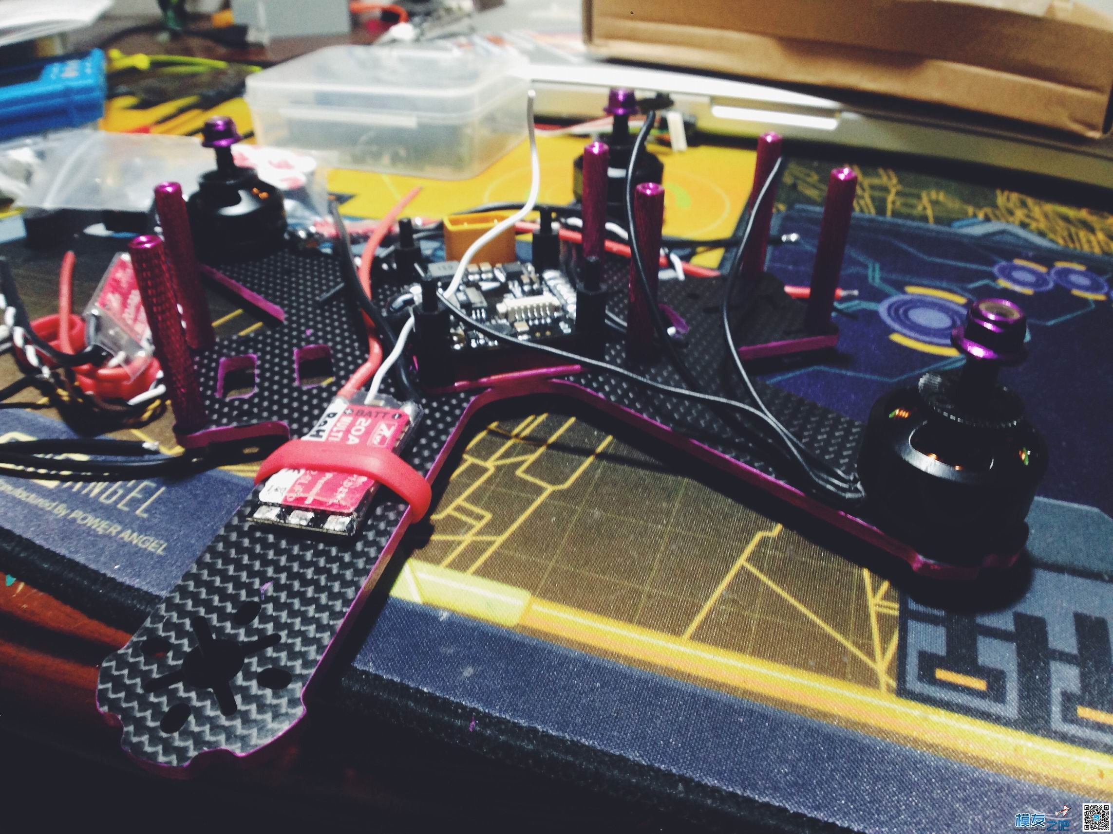 中特威Spider PRO Premium 20A OPTO 2-6S电调 骚机180小钢炮装机图赏 小钢炮 作者:hou204601 2496 