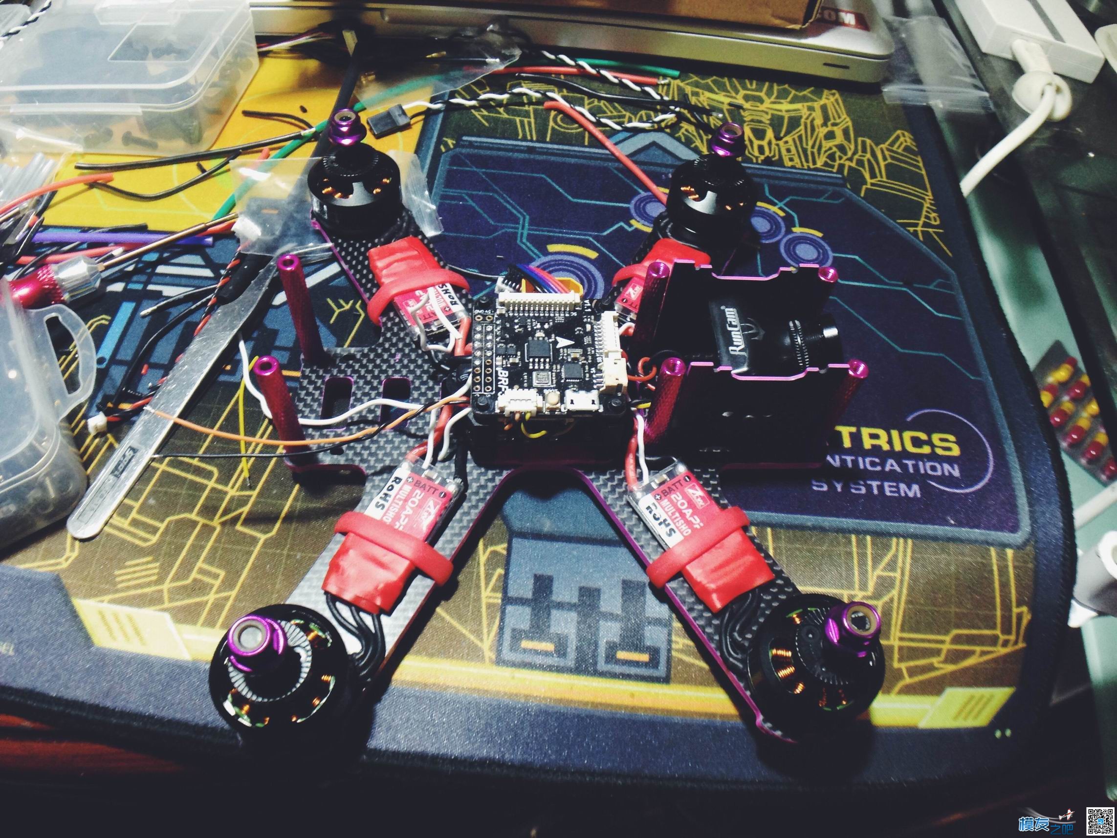 中特威Spider PRO Premium 20A OPTO 2-6S电调 骚机180小钢炮装机图赏 小钢炮 作者:hou204601 4353 