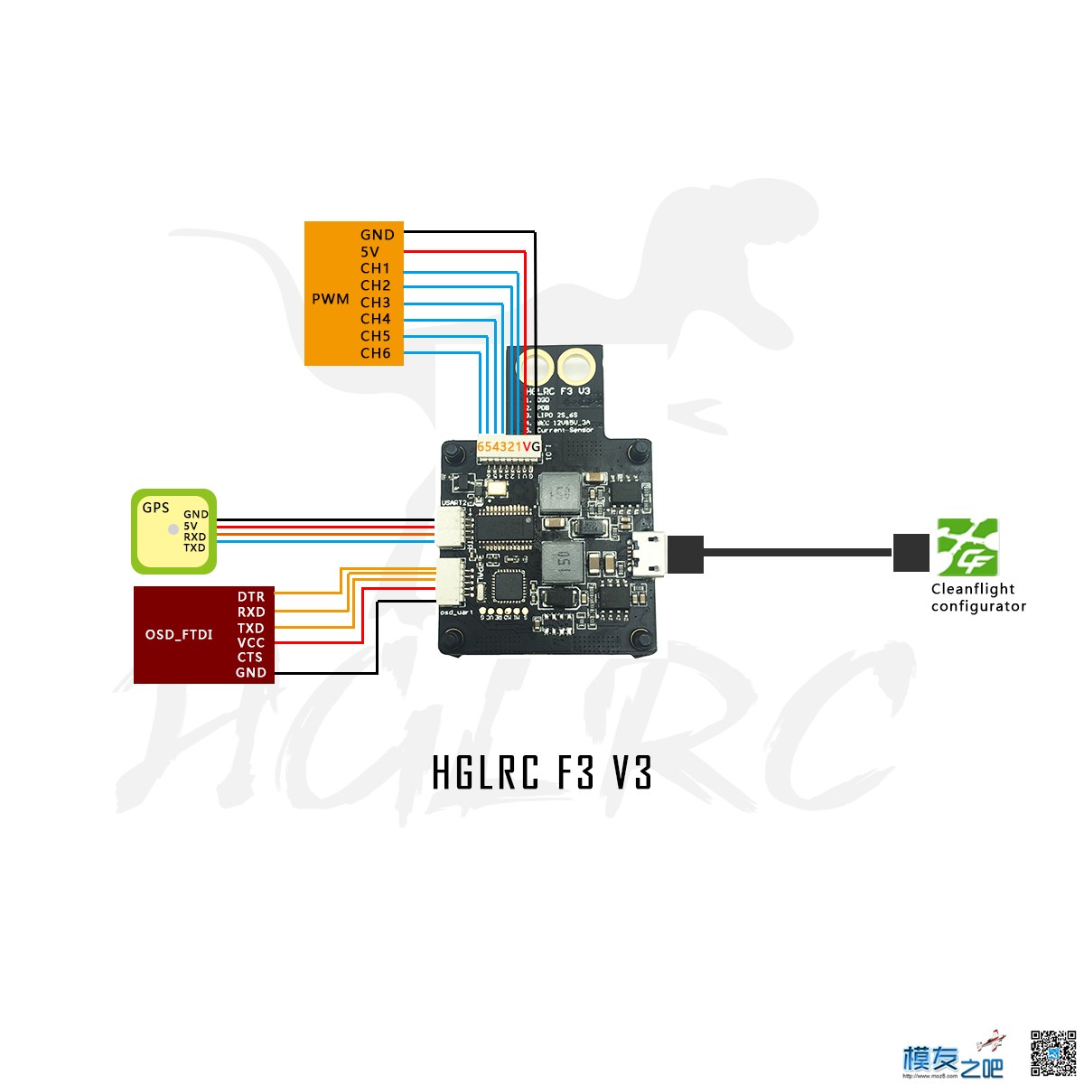 HGLRC F3 V3增加电流计 电流计,增加,电流,基础 作者:hgl_lulu 2746 