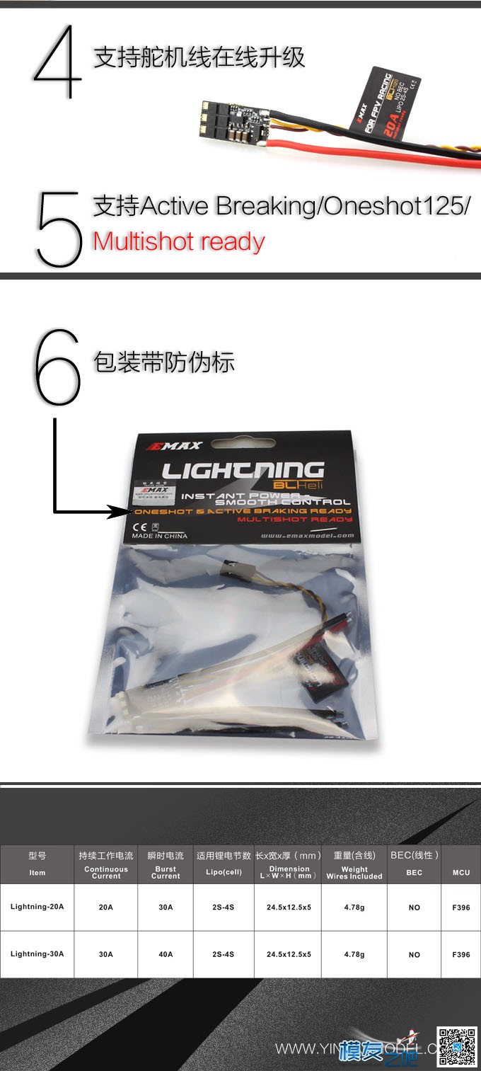 【模友之吧】银燕Lightning 20A, 30A各 60个送测活动 电调,银燕,模友之吧,银燕的意思,什么是银燕 作者:飞天狼 9512 