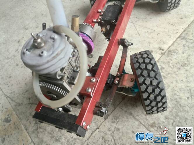 1/14MAN油动水冷重拖制作进行时！！ DIY,发动机,油动 作者:旺仔灬 941 