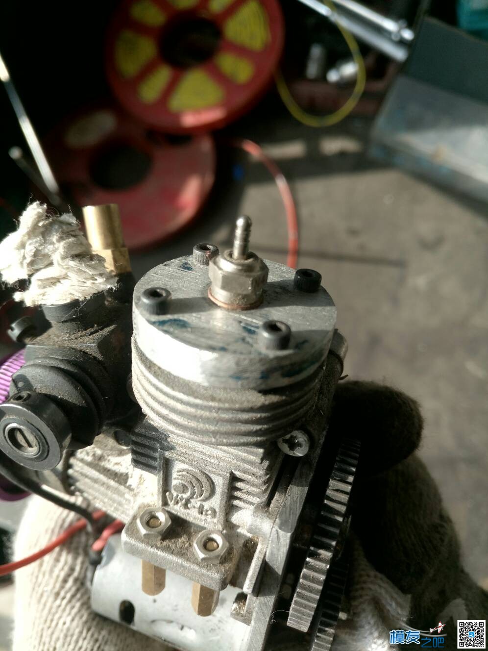 1/14MAN油动水冷重拖制作进行时！！ DIY,发动机,油动 作者:旺仔灬 1018 
