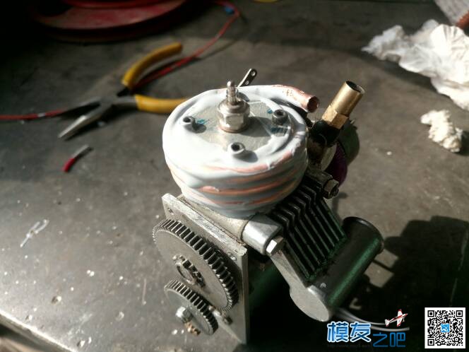 1/14MAN油动水冷重拖制作进行时！！ DIY,发动机,油动 作者:旺仔灬 9744 