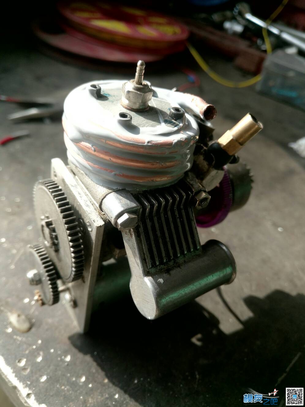 1/14MAN油动水冷重拖制作进行时！！ DIY,发动机,油动 作者:旺仔灬 8807 